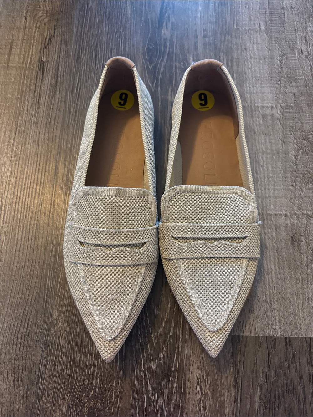 Women's Pointed Knit Loafer -l
